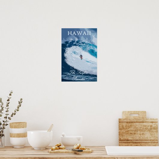Hawaii  Surfer Poster (Keuken)