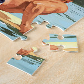 Hawaii, Surfers die wachten op een Big Wave, Legpuzzel (Zijkant)