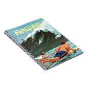 Hawaii, Surfers die wachten op een Big Wave, Notitieboek (Rechterzijde)