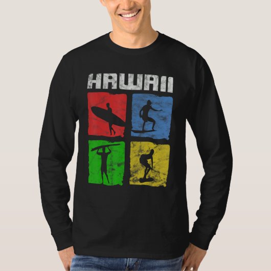 Hawaii Surfing T-shirt (Voorkant)