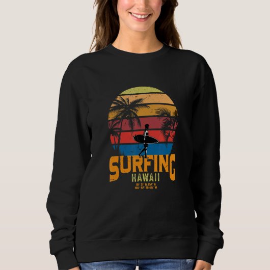 Hawaii Surfing Trui (Voorkant)