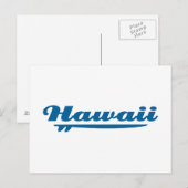 Hawaii surfplank briefkaart (Voorkant / Achterkant)