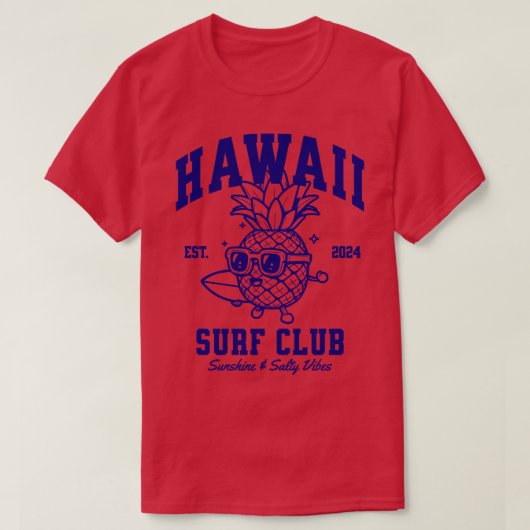 Hawaii Surven ClubBL TShirt (Design voorkant)