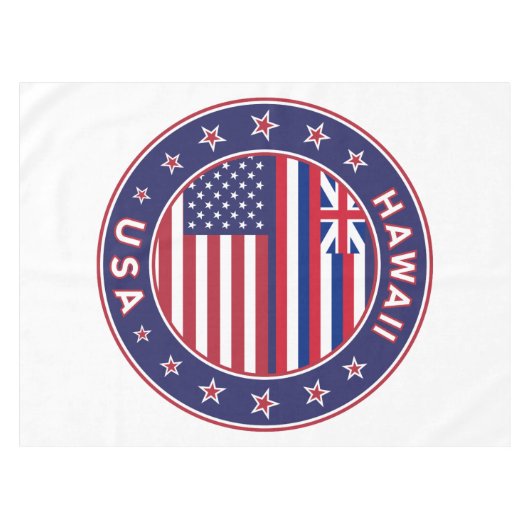 Hawaii Tafelkleed (Voorkant (Horizontaal))