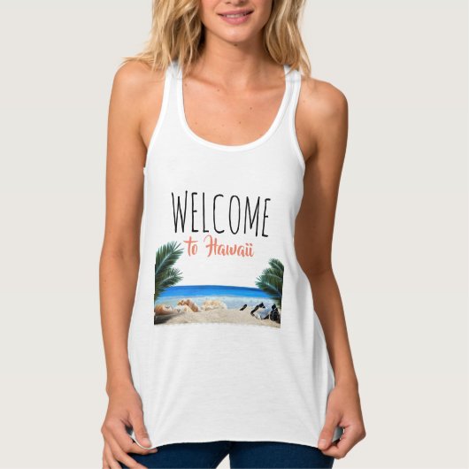 Hawaii Tanktop (Voorkant)