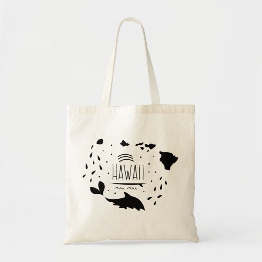"Hawaii"-tas Tote Bag (Voorkant)