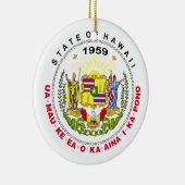 Hawaii-teken Keramisch Ornament (Rechts)