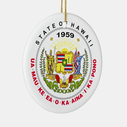 Hawaii-teken Keramisch Ornament (Rechts)