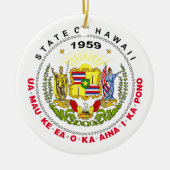 Hawaii-teken Keramisch Ornament (Voorkant)