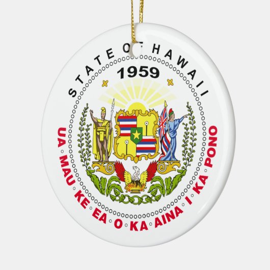 Hawaii-teken Keramisch Ornament (Links)
