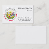 Hawaii-teken Visitekaartje (Voorkant / Achterkant)