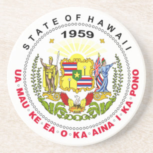 Hawaii-teken Zandsteen Onderzetter