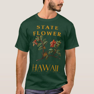 Hawaii Territorium Bloem De Hibiscus kokio Oversiz T-shirt