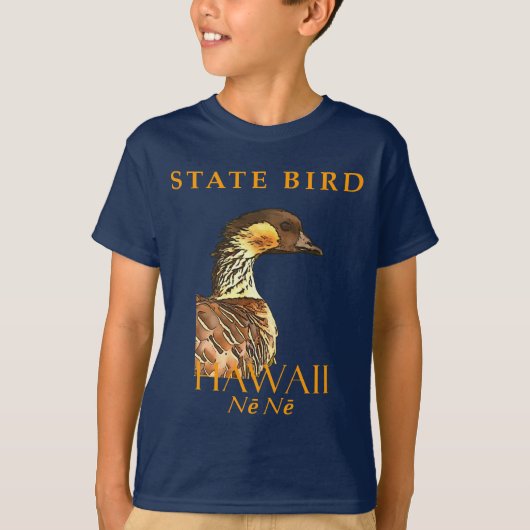Hawaii Territory Bird De Hawaïaanse gans T-shirt (Voorkant)