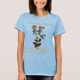 Hawaii Territory Endemic Tree Lehua boom T-shirt