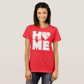 Hawaii Thuis Hart Staat T-Shirts (Voorkant volledig)