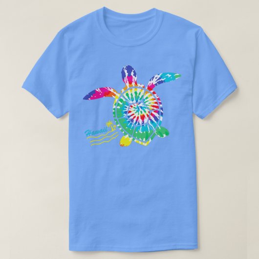 Hawaii Tie Dye Sea Turtle Turtle Lovers T-shirt (Design voorkant)