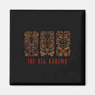 Hawaii Tiki Polynesiaanse Big Kahuna Surfer Retro  Magneet