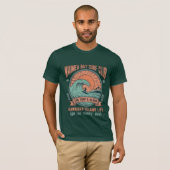 Hawaii Tiki Surf Vintage T-shirt (Voorkant volledig)