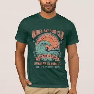 Hawaii Tiki Surf Vintage T-shirt