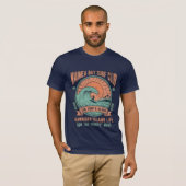 Hawaii Tiki Surf Vintage T-shirt (Voorkant volledig)