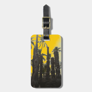 Hawaii tiki thema reizen bagagelabel