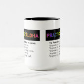 Hawaii to Practice Aloha Shaka (Hang los) Koffie Mok (Midden)