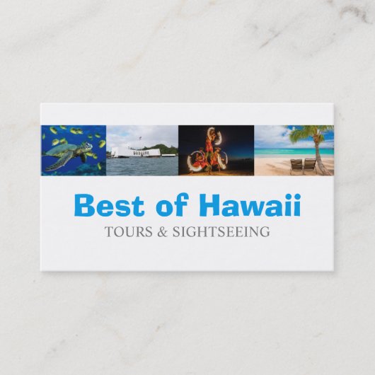 Hawaii Toeristische Coördinator Reisagent Visitekaartje (Voorkant)