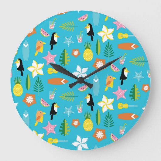 Hawaii Toucan Surf  Grote Klok (Voorkant)