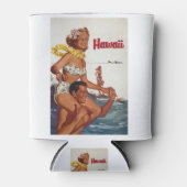 Hawaii Travel Art Blikjeskoeler (Voorkant)