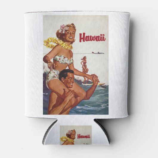 Hawaii Travel Art Blikjeskoeler (Voorkant)