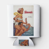 Hawaii Travel Art Blikjeskoeler (Achterkant)
