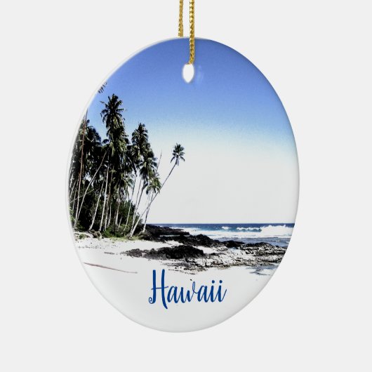 Hawaii Travel Keramisch Ornament (Rechts)