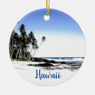 Hawaii Travel Keramisch Ornament
