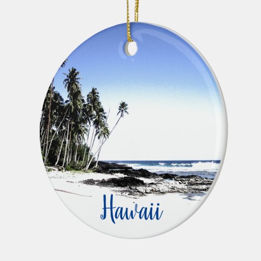 Hawaii Travel Keramisch Ornament (Links)