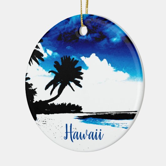 Hawaii Travel Keramisch Ornament (Links)