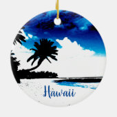 Hawaii Travel Keramisch Ornament (Achterkant)