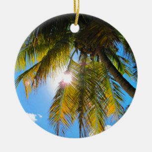 Hawaii Travel Palm Tree Keramisch Ornament