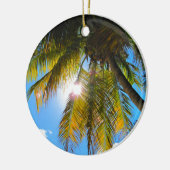 Hawaii Travel Palm Tree Keramisch Ornament (Links)