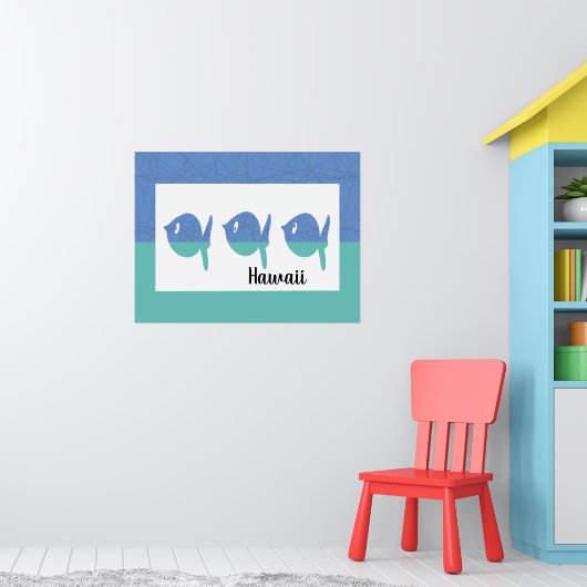 Hawaii Travel Poster (Kinderkamer 1)