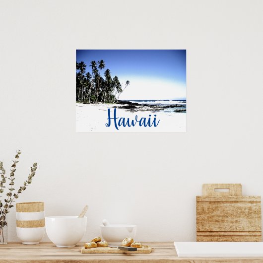 Hawaii Travel Poster (Keuken)