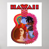 Hawaii Travel Poster (Voorkant)