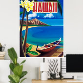 Hawaii Travel Poster  kunst (Thuiskantoor)