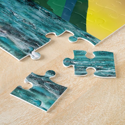  Hawaii Travel Poster Puzzle Legpuzzel (Zijkant)