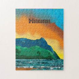 Hawaii Travel Poster Puzzle Legpuzzel