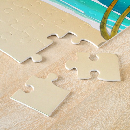  Hawaii Travel Poster Puzzle Legpuzzel (Zijkant)