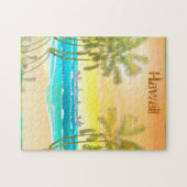  Hawaii Travel Poster Puzzle Legpuzzel (Horizontaal)