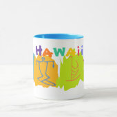 Hawaii Travel Souvenir Mok - Gepersonaliseerd (Midden)