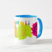 Hawaii Travel Souvenir Mok - Gepersonaliseerd (Voorkant rechts)