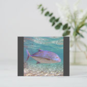Hawaii Trevally Fish Briefkaart (Staand voorkant)